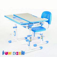 Парта-трансформер + стул Lavoro Blue в Елабуге - elabuga.mebel24.online | фото 4