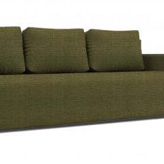 Диван Алиса 4 Shaggy GREEN - Teos Dark Brown в Елабуге - elabuga.mebel24.online | фото