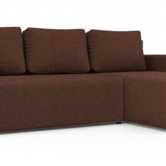 Диван угловой Алиса 3 Bahama CHOCOLATE - Teos Dark Brown в Елабуге - elabuga.mebel24.online | фото