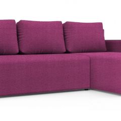 Диван угловой Алиса 3 Shaggy FUCHSIA - TEOS BLACK в Елабуге - elabuga.mebel24.online | фото