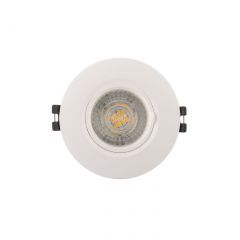 DK3028-WH Встраиваемый светильник, IP 20, 10 Вт, GU5.3, LED, белый, пластик в Елабуге - elabuga.mebel24.online | фото