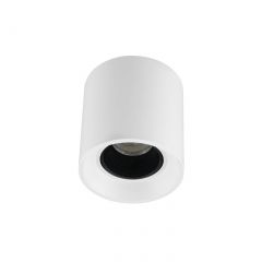 DK3090-WH+BK Светильник накладной IP 20, 10 Вт, GU5.3, LED, белый/черный, пластик в Елабуге - elabuga.mebel24.online | фото