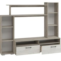 Гостиная Эмма МИНИ (Дуб Крафт серый/белый) в Елабуге - elabuga.mebel24.online | фото 2
