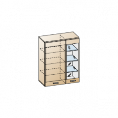 Гостиная Камелия Композиция 2 (Гикори Джексон темный) в Елабуге - elabuga.mebel24.online | фото 2