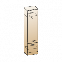 Гостиная Камелия Композиция 3 (Гикори Джексон темный) в Елабуге - elabuga.mebel24.online | фото 2