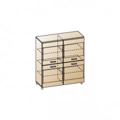 Гостиная Камелия Композиция 8 (Гикори Джексон темный) в Елабуге - elabuga.mebel24.online | фото 10