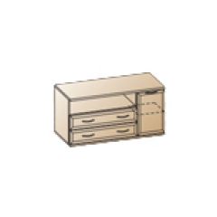 Гостиная Карина Композиция 18 (Гикори Джексон светлый) в Елабуге - elabuga.mebel24.online | фото 6