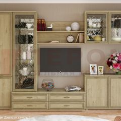 Гостиная Карина Композиция 8 (Гикори Джексон светлый) в Елабуге - elabuga.mebel24.online | фото 4