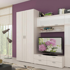 Гостиная ЛОТОС (модульная) Бодега белая в Елабуге - elabuga.mebel24.online | фото 4
