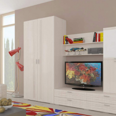 Гостиная ЛОТОС (модульная) Бодега белая в Елабуге - elabuga.mebel24.online | фото 6