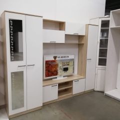 Гостиная МГС 3 Исполнение 1 (Дуб сонома/Белый) в Елабуге - elabuga.mebel24.online | фото 4