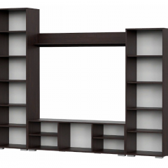 Гостиная МГС 6 Исполнение 1 (Венге/Белый глянец) в Елабуге - elabuga.mebel24.online | фото 2