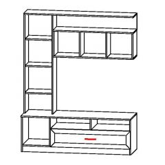 ПРАГА Гостиная (модульная) в Елабуге - elabuga.mebel24.online | фото 7