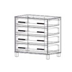 Комод 4 ящика "Лофт 8" в Елабуге - elabuga.mebel24.online | фото 2