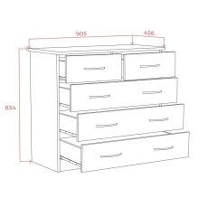 Комод 900 (Дуб сонома светлый) Эко в Елабуге - elabuga.mebel24.online | фото 2