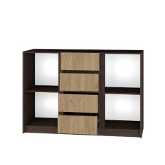 Комод Флоренция (Венге/Дуб Крафт Золотой) в Елабуге - elabuga.mebel24.online | фото 2