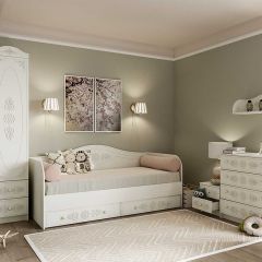 KI-KI КМД800.1 Комод (белый/белое дерево) в Елабуге - elabuga.mebel24.online | фото 2
