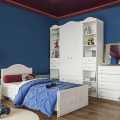KI-KI КМД800.1 Комод (белый/белое дерево) в Елабуге - elabuga.mebel24.online | фото 4