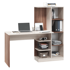 Стол компьютерный Софт (УНИ) Ясень темный/светлый в Елабуге - elabuga.mebel24.online | фото 3