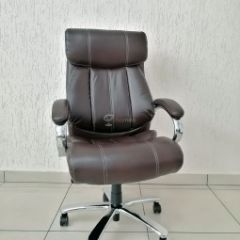 Кресло Barneo K-303 для руководителя (коричневая экокожа) в Елабуге - elabuga.mebel24.online | фото