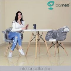 Кресло Barneo N-14 Patchwork черно-белый в Елабуге - elabuga.mebel24.online | фото 3