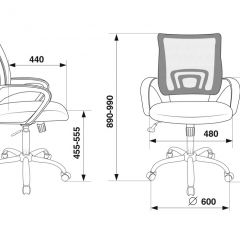 Кресло Бюрократ CH-695N/SL/BL/TW-11 синий TW-05 черный TW-11 в Елабуге - elabuga.mebel24.online | фото 4