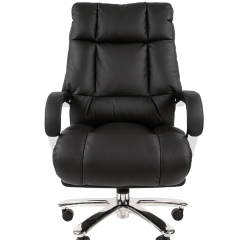 Кресло для руководителя CHAIRMAN 405 (Кожа) Черное в Елабуге - elabuga.mebel24.online | фото