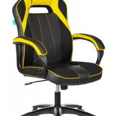 Кресло игровое Бюрократ VIKING 2 AERO YELLOW черный/желтый в Елабуге - elabuga.mebel24.online | фото