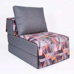 Кресло-кровать бескаркасное Харви (серый-сноу манго) в Елабуге - elabuga.mebel24.online | фото