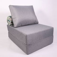 Кресло-кровать-пуф бескаркасное Прайм (Серый) в Елабуге - elabuga.mebel24.online | фото