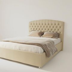 Кровать Берлин без основания 1200 (экокожа бежевая) в Елабуге - elabuga.mebel24.online | фото