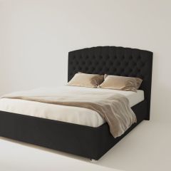 Кровать Берлин с ПМ 2000 (экокожа кольт ч) в Елабуге - elabuga.mebel24.online | фото 2
