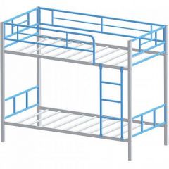 Кровать двухъярусная "Севилья-2.01 комбо" Серый/Голубой в Елабуге - elabuga.mebel24.online | фото 2