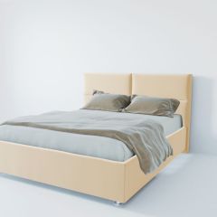 Кровать Корсика с ПМ 1200 (экокожа бежевая) в Елабуге - elabuga.mebel24.online | фото 2
