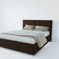 Кровать Корсика с ПМ 1200 (экокожа коричневая) в Елабуге - elabuga.mebel24.online | фото 2