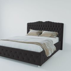 Кровать Нягань с ПМ 1800 (экокожа кольт ч) в Елабуге - elabuga.mebel24.online | фото 2