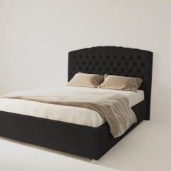 Кровать Берлин без основания 2000 (экокожа кольт ч) в Елабуге - elabuga.mebel24.online | фото