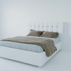Кровать Венеция без основания 2000 (экокожа белая) в Елабуге - elabuga.mebel24.online | фото