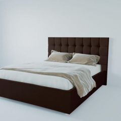 Кровать Венеция без основания 800 (экокожа коричневая) в Елабуге - elabuga.mebel24.online | фото