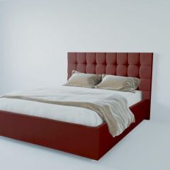 Кровать Венеция без основания 1200 (велюр бордо) в Елабуге - elabuga.mebel24.online | фото