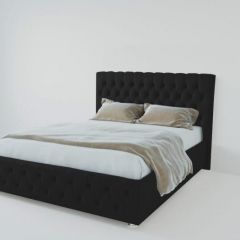 Кровать Версаль 1600 без основания (экокожа кольт ч) в Елабуге - elabuga.mebel24.online | фото