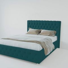 Кровать Версаль 1200 без основания (велюр бирюзовый) в Елабуге - elabuga.mebel24.online | фото