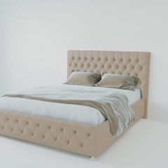 Кровать Версаль 1600 без основания (велюр светло серый) в Елабуге - elabuga.mebel24.online | фото