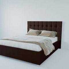Кровать Венеция без основания 900 (экокожа коричневая) в Елабуге - elabuga.mebel24.online | фото