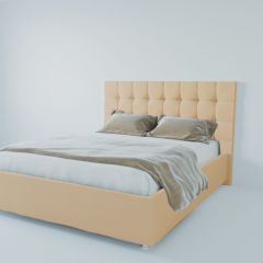 Кровать Венеция с ПМ 800 (экокожа бежевая) в Елабуге - elabuga.mebel24.online | фото 2