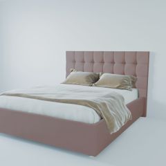 Кровать Венеция с ПМ 800 (велюр темно-серый) в Елабуге - elabuga.mebel24.online | фото 2