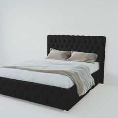 Кровать Версаль с ПМ 1200  (экокожа кольт ч) в Елабуге - elabuga.mebel24.online | фото