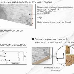 Кухонный фартук со столешницей (А-01) в едином стиле (3050 мм) в Елабуге - elabuga.mebel24.online | фото 7