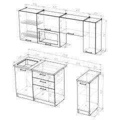 Кухонный гарнитур Инна ультра 2000 в Елабуге - elabuga.mebel24.online | фото 4