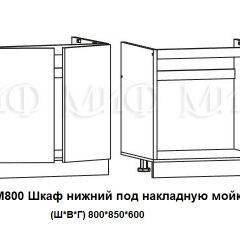 ЛИЗА-2 Кухонный гарнитур 1,6 Белый глянец холодный в Елабуге - elabuga.mebel24.online | фото 6